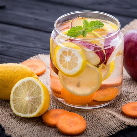 Lemon infused fruit magic